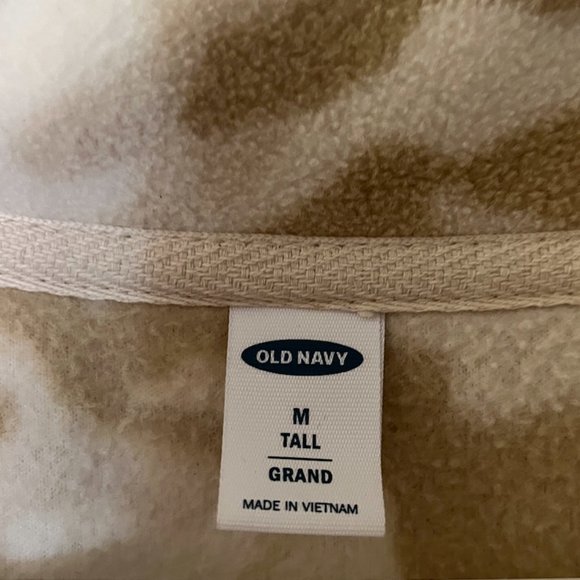 Tan-coloured Camouflage Fleece Quartar zip - Picture 2 of 4